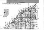 Fountain County Index Map 001, Fountain and Warren Counties 2000
